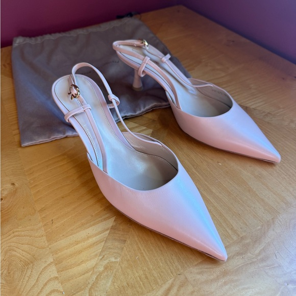 Gianvito Rossi ascent 55 sling back pump SZ 40 nude - Picture 4 of 15